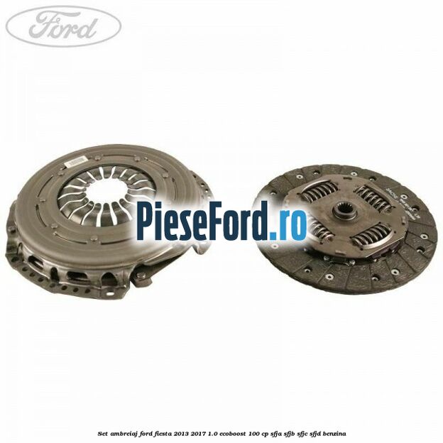 Set ambreiaj Ford Fiesta 2013-2017 1.0 EcoBoost 100 cp SFJA, SFJB, SFJC, SFJD benzina