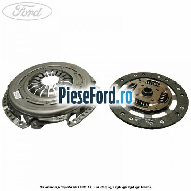 Set ambreiaj Ford Fiesta 2017-2023 1.1 Ti-VCT 86 cp XYJA, XYJB, XYJC, XYJD, XYJE benzina
