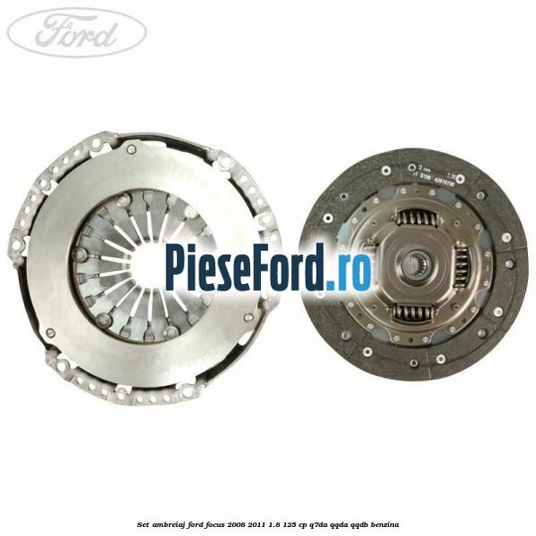 Set ambreiaj Ford Focus 2008-2011 1.8 125 cp Set ambreiaj Ford Focus 2008-2011 1.8 125 cp Q7DA, QQDA, QQDB benzina