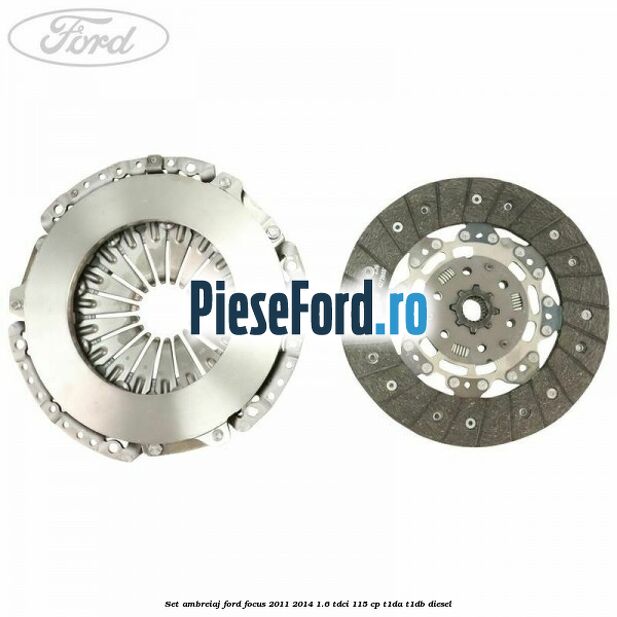 Set ambreiaj Ford Focus 2011-2014 1.6 TDCi 115 cp T1DA, T1DB diesel