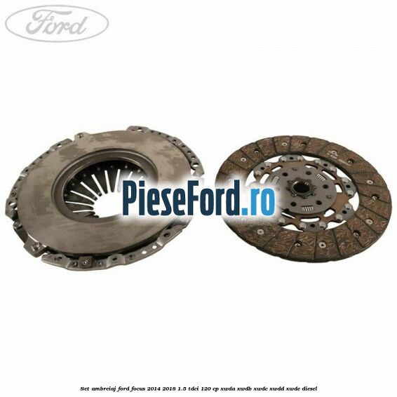 Set ambreiaj Ford Focus 2014-2018 1.5 TDCi 120 cp XWDA, XWDB, XWDC, XWDD, XWDE diesel