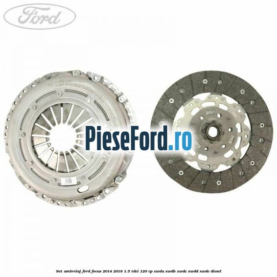 Set ambreiaj Ford Focus 2014-2018 1.5 TDCi 120 cp XWDA, XWDB, XWDC, XWDD, XWDE diesel