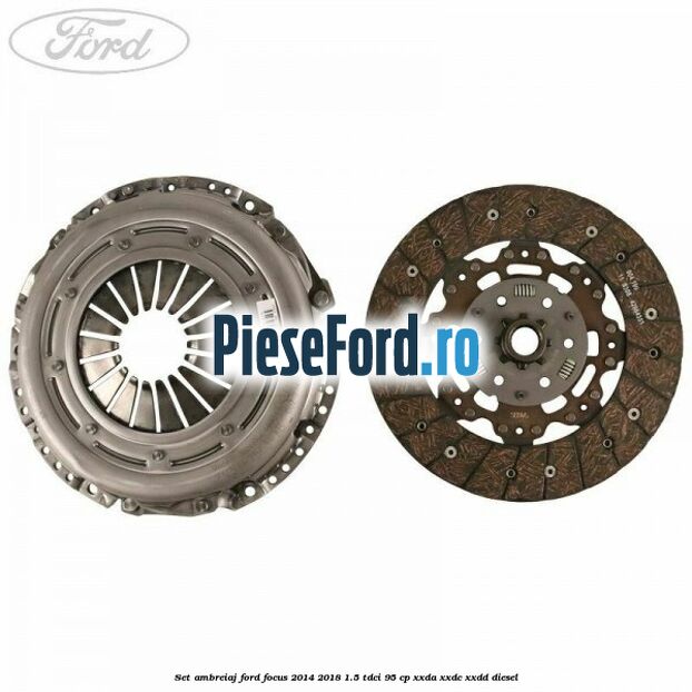 Set ambreiaj Ford Focus 2014-2018 1.5 TDCi 95 cp XXDA, XXDC, XXDD diesel