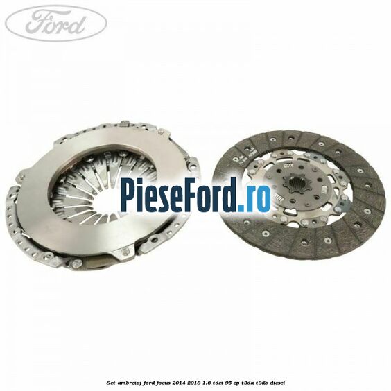 Set ambreiaj Ford Focus 2014-2018 1.6 TDCi 95 cp T3DA, T3DB diesel