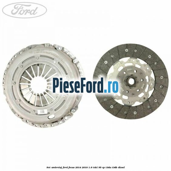 Set ambreiaj Ford Focus 2014-2018 1.6 TDCi 95 cp T3DA, T3DB diesel