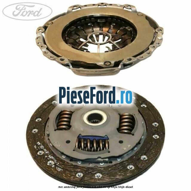 Set ambreiaj Ford Fusion 1.6 TDCi 90 cp HHJA, HHJB diesel
