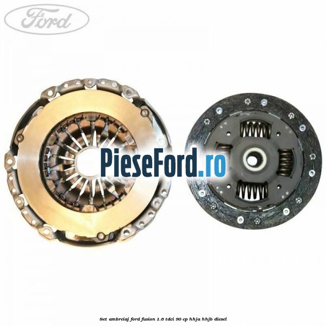 Set ambreiaj Ford Fusion 1.6 TDCi 90 cp HHJA, HHJB diesel
