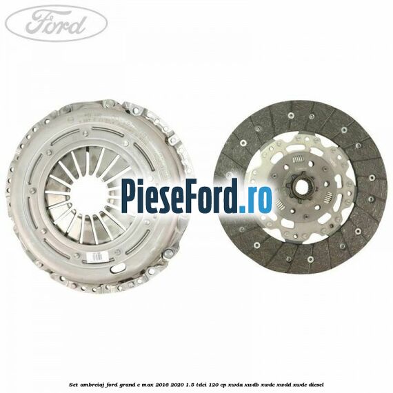 Set ambreiaj Ford Grand C-Max 2016-2020 1.5 TDCi 120 cp Set ambreiaj Ford Grand C-Max 2016-2020 1.5 TDCi 120 cp XWDA, XWDB, XWDC, XWDD, XWDE diesel