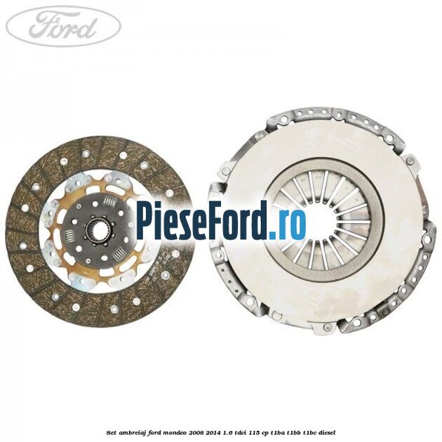 Set ambreiaj Ford Mondeo 2008-2014 1.6 TDCi 115 cp T1BA, T1BB, T1BC diesel