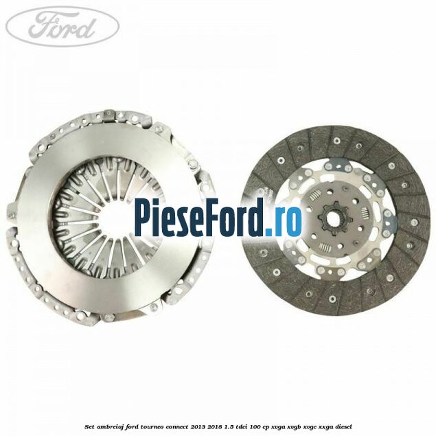 Set ambreiaj Ford Tourneo Connect 2013-2018 1.5 TDCi 100 cp XVGA, XVGB, XVGC, XXGA diesel