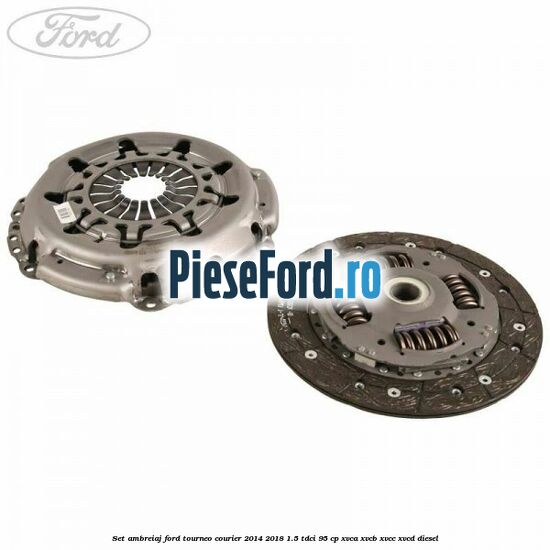 Set ambreiaj Ford Tourneo Courier 2014-2018 1.5 TDCi 95 cp XVCA, XVCB, XVCC, XVCD diesel