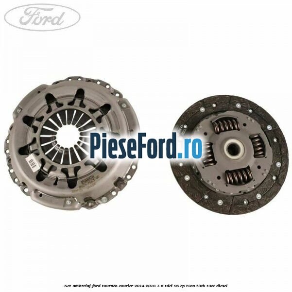 Set ambreiaj Ford Tourneo Courier 2014-2018 1.6 TDCi 95 cp T3CA, T3CB, T3CC diesel
