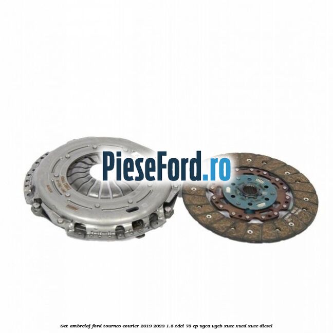 Set ambreiaj Ford Tourneo Courier 2019-2023 1.5 TDCi 75 cp UGCA, UGCB, XUCC, XUCD, XUCE, diesel