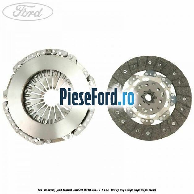 Set ambreiaj Ford Transit Connect 2013-2018 1.5 TDCi 100 cp XVGA, XVGB, XVGC, XXGA diesel