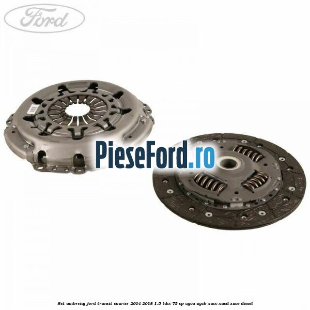 Set ambreiaj Ford Transit Courier 2014-2018 1.5 TDCi 75 cp UGCA, UGCB, XUCC, XUCD, XUCE diesel