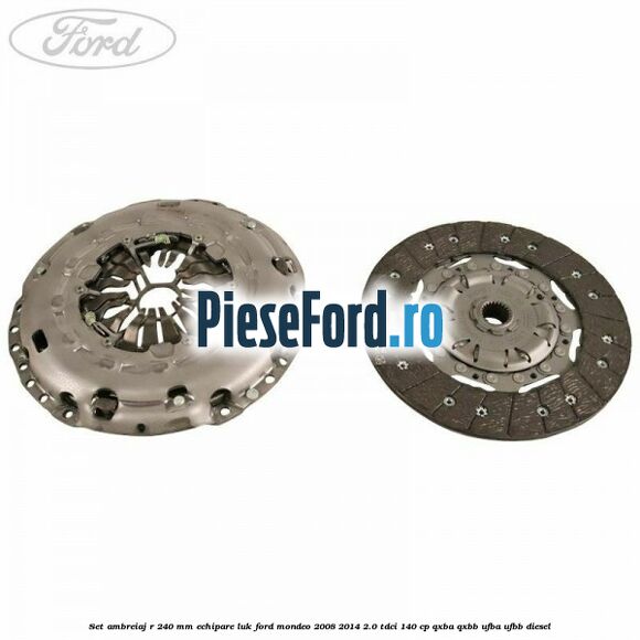 Set ambreiaj R 240 mm echipare LUK Ford Mondeo 2008-2014 2.0 TDCi 140 cp