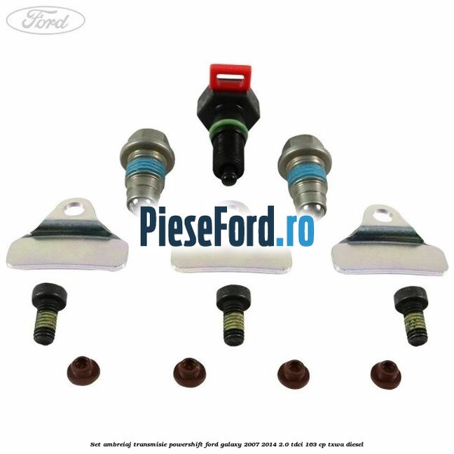 Set ambreiaj transmisie Powershift Ford Galaxy 2007-2014 2.0 TDCi 163 cp TXWA diesel