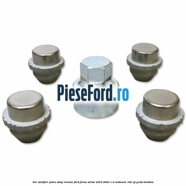 Set antifurt janta aliaj cromat Ford Focus Active 2019-2023 1.5 EcoBoost 182 cp Set antifurt janta aliaj cromat Ford Focus Active 2019-2023 1.5 EcoBoost 182 cp Y1DA benzina