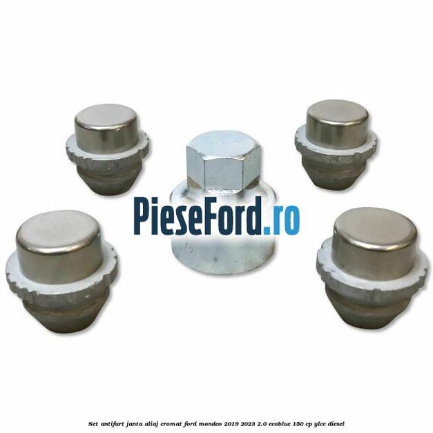 Set antifurt janta aliaj cromat Ford Mondeo 2019-2023 2.0 EcoBlue 150 cp YLCC diesel