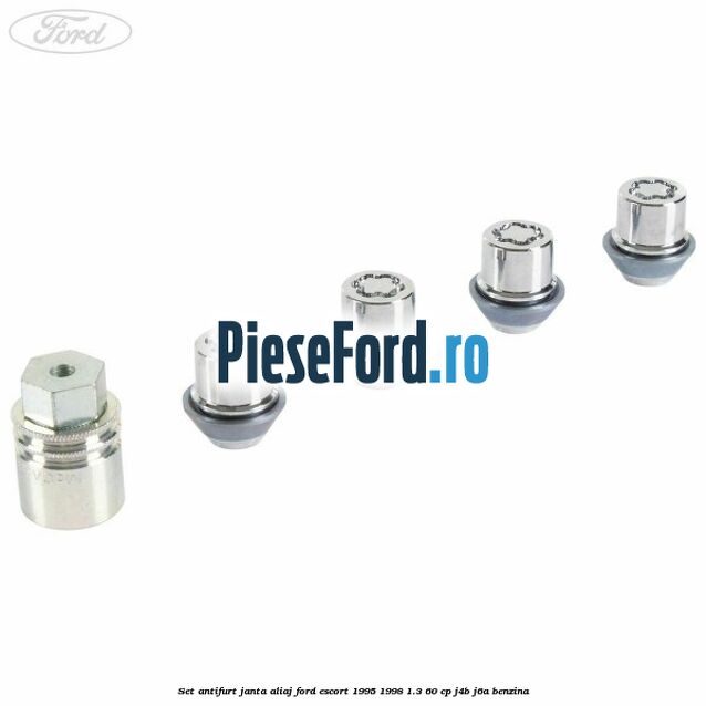 Set antifurt janta aliaj Ford Escort 1995-1998 1.3 60 cp J4B, J6A benzina