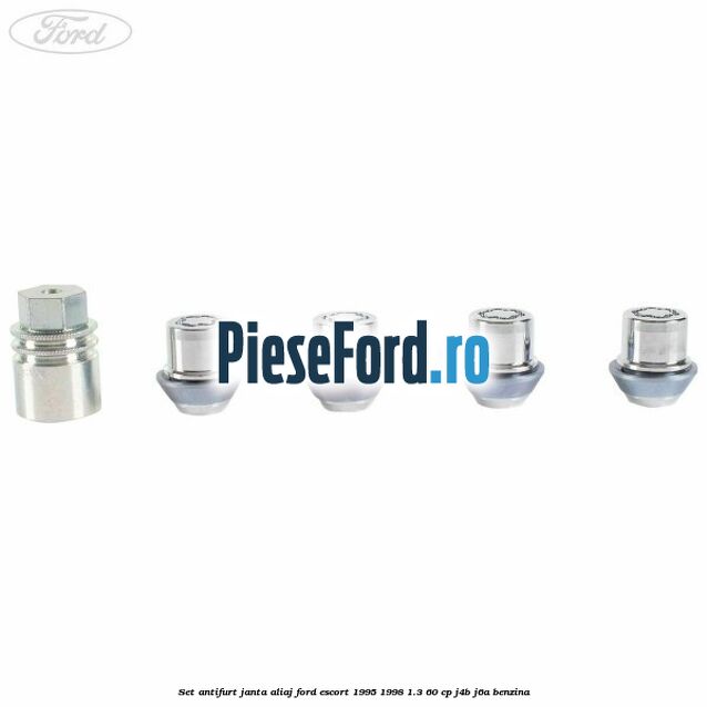 Set antifurt janta aliaj Ford Escort 1995-1998 1.3 60 cp J4B, J6A benzina