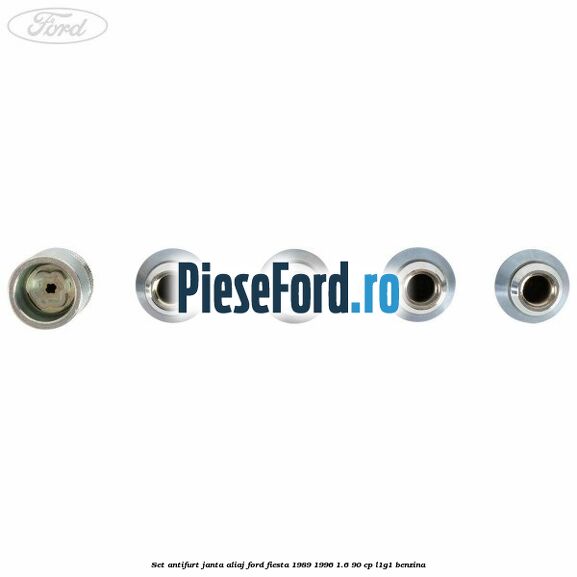 Set antifurt janta aliaj Ford Fiesta 1989-1996 1.6 90 cp L1G1 benzina