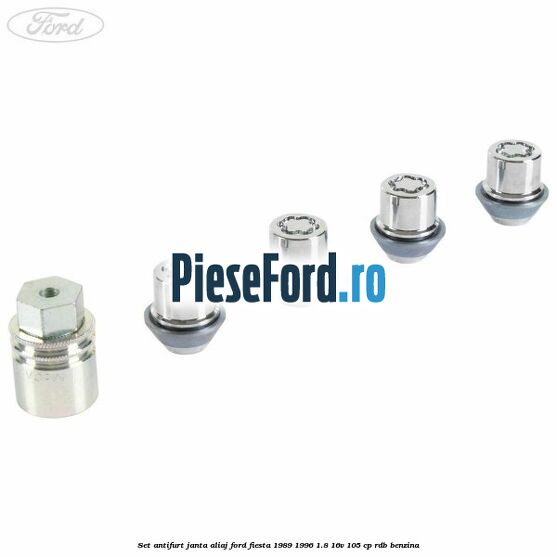 Set antifurt janta aliaj Ford Fiesta 1989-1996 1.8 16V 105 cp RDB benzina