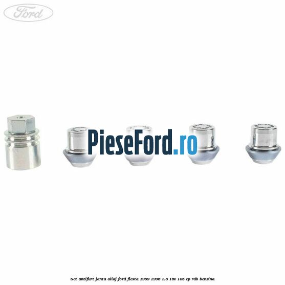 Set antifurt janta aliaj Ford Fiesta 1989-1996 1.8 16V 105 cp RDB benzina