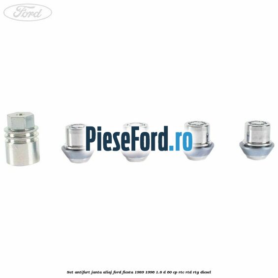 Set antifurt janta aliaj Ford Fiesta 1989-1996 1.8 D 60 cp Set antifurt janta aliaj Ford Fiesta 1989-1996 1.8 D 60 cp RTC, RTD, RTG diesel