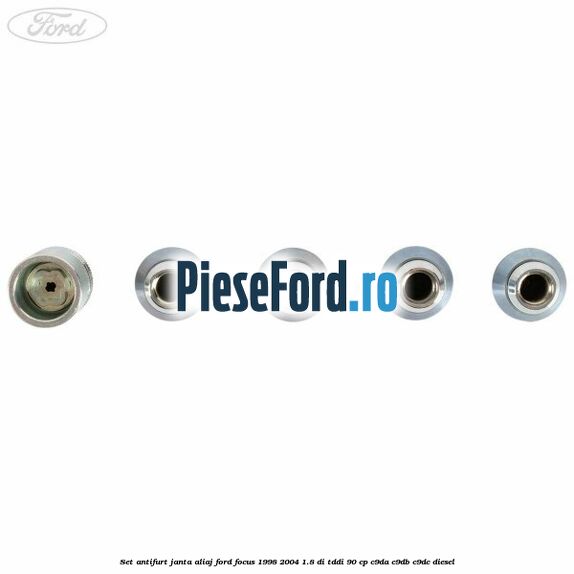 Set antifurt janta aliaj Ford Focus 1998-2004 1.8 DI/TDDi 90 cp C9DA, C9DB, C9DC diesel