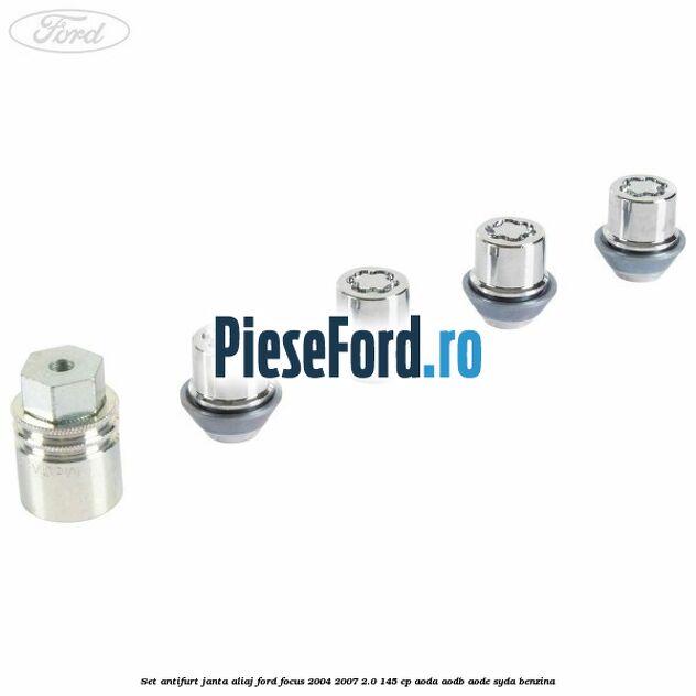Set antifurt janta aliaj Ford Focus 2004-2007 2.0 145 cp Set antifurt janta aliaj Ford Focus 2004-2007 2.0 145 cp AODA, AODB, AODE, SYDA benzina