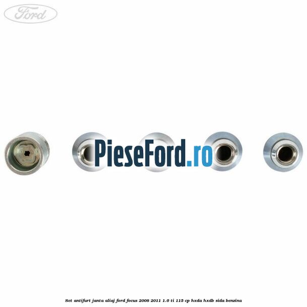 Set antifurt janta aliaj Ford Focus 2008-2011 1.6 Ti 115 cp Set antifurt janta aliaj Ford Focus 2008-2011 1.6 Ti 115 cp HXDA, HXDB, SIDA benzina