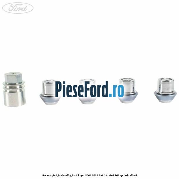 Set antifurt janta aliaj Ford Kuga 2008-2012 2.0 TDCI 4x4 163 cp TXDA diesel