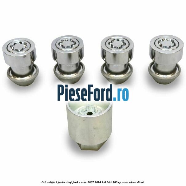 Set antifurt janta aliaj Ford S-Max 2007-2014 2.0 TDCi 136 cp AZWC, UKWA diesel
