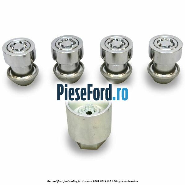 Set antifurt janta aliaj Ford S-Max 2007-2014 2.3 160 cp SEWA benzina