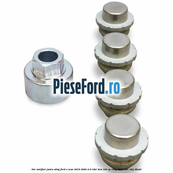 Set antifurt janta aliaj Ford S-Max 2015-2023 2.0 TDCi 4x4 180 cp T8CG, T8CH, T8CI, T8CJ diesel