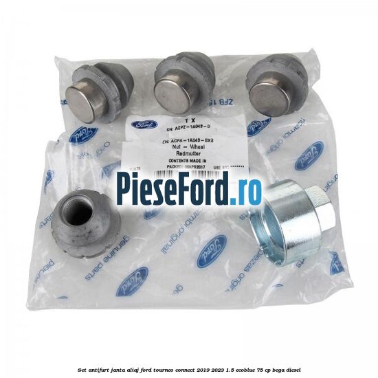 Set antifurt janta aliaj Ford Tourneo Connect 2019-2023 1.5 EcoBlue 75 cp BEGA diesel