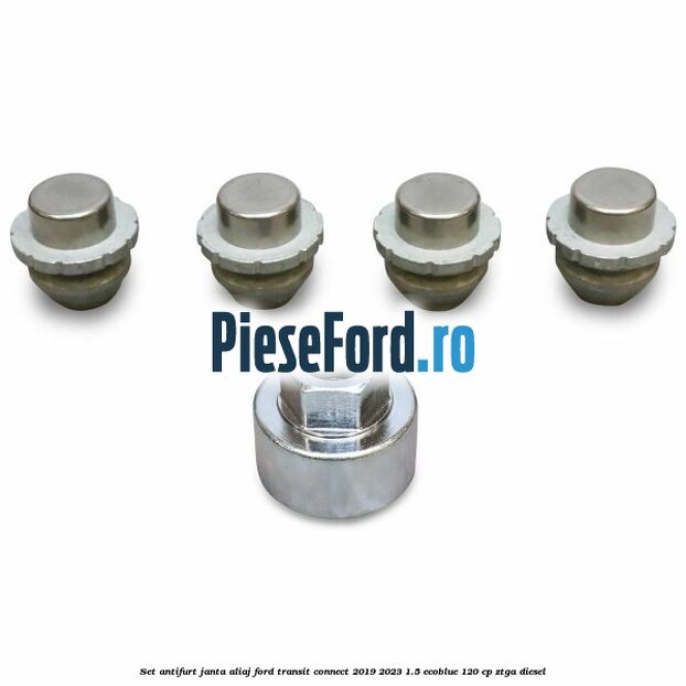 Set antifurt janta aliaj Ford Transit Connect 2019-2023 1.5 EcoBlue 120 cp