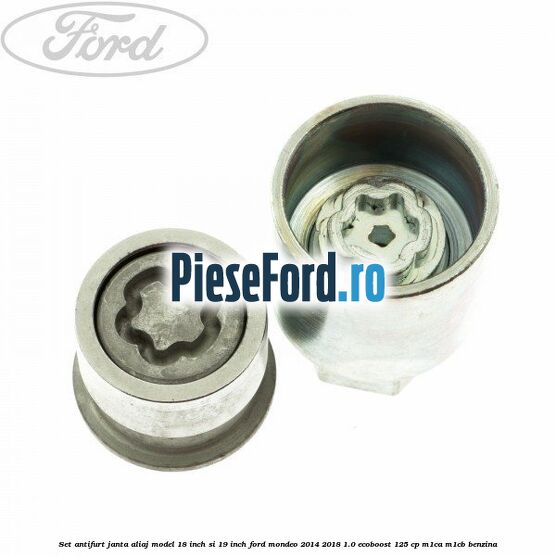 Set antifurt janta aliaj model 18 inch si 19 inch Ford Mondeo 2014-2018 1.0 EcoBoost 125 cp M1CA, M1CB benzina