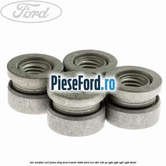 Set antifurt roti janta aliaj Ford Transit 2006-2014 2.2 TDCi 125 cp CYFA, CYFB, CYFC, CYFD diesel