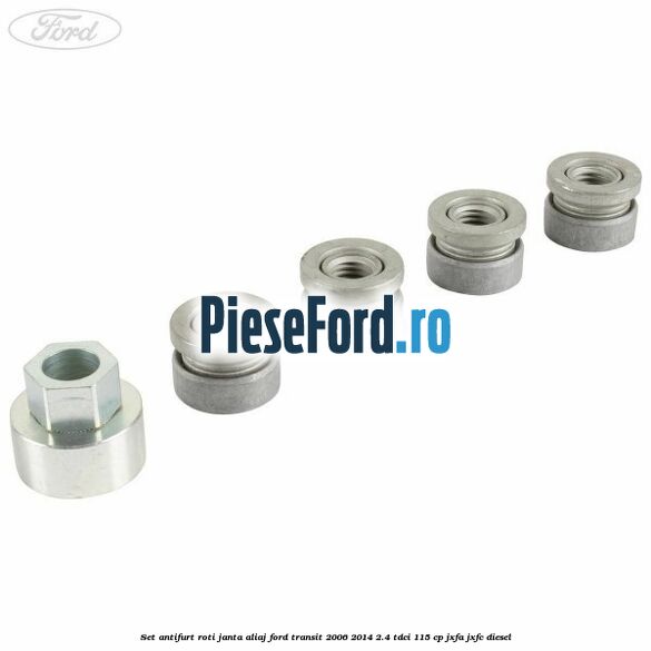 Set antifurt roti janta aliaj Ford Transit 2006-2014 2.4 TDCi 115 cp JXFA, JXFC diesel