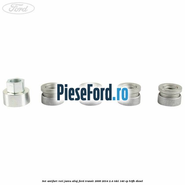 Set antifurt roti janta aliaj Ford Transit 2006-2014 2.4 TDCi 140 cp H9FB diesel