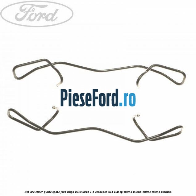 Set arc etrier punte spate Ford Kuga 2013-2016 1.5 EcoBoost 4x4 182 cp M9MA, M9MB, M9MC, M9MD benzina