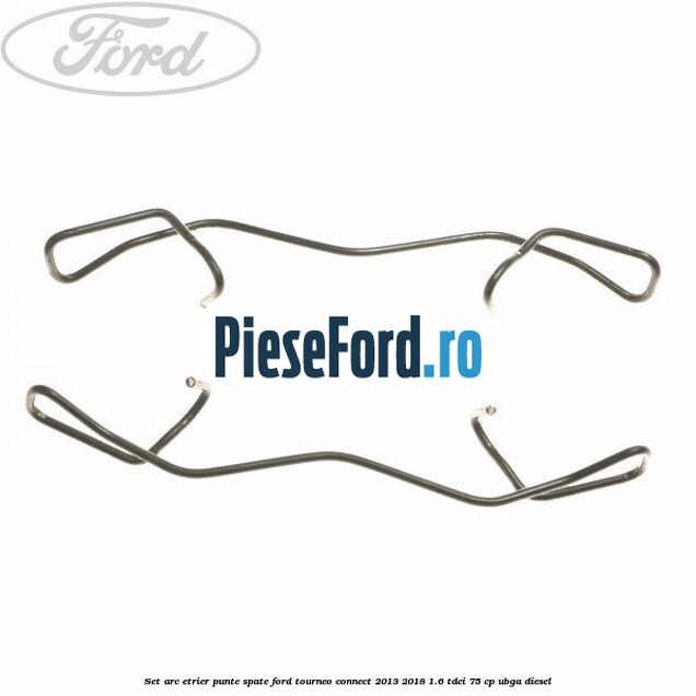 Set arc etrier punte spate Ford Tourneo Connect 2013-2018 1.6 TDCi 75 cp UBGA diesel