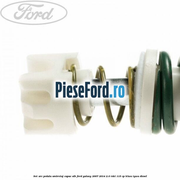 Set arc pedala ambreiaj capac alb Ford Galaxy 2007-2014 2.0 TDCi 115 cp KLWA, TYWA diesel