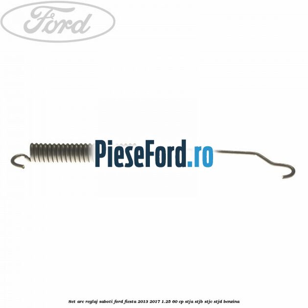 Set arc reglaj saboti Ford Fiesta 2013-2017 1.25 60 cp Set arc reglaj saboti Ford Fiesta 2013-2017 1.25 60 cp STJA, STJB, STJC, STJD benzina