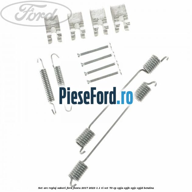 Set arc reglaj saboti Ford Fiesta 2017-2023 1.1 Ti-VCT 70 cp XPJA, XPJB, XPJC, XPJD benzina