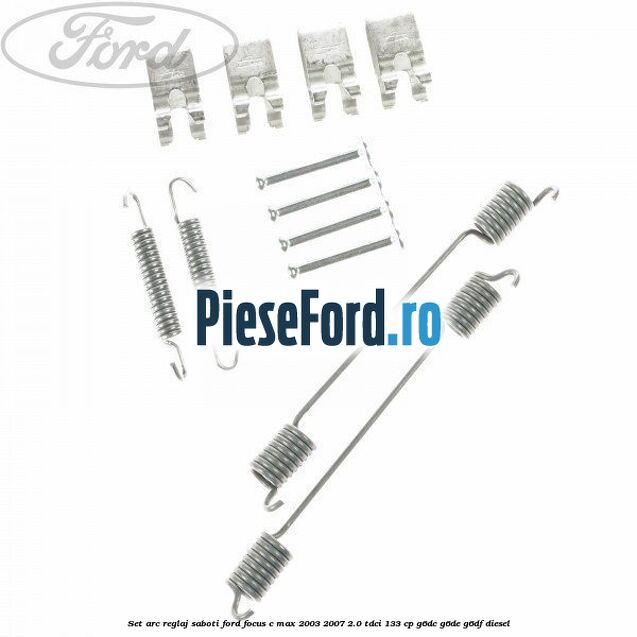 Set arc reglaj saboti Ford Focus C-Max 2003-2007 2.0 TDCi 133 cp G6DC, G6DE, G6DF diesel