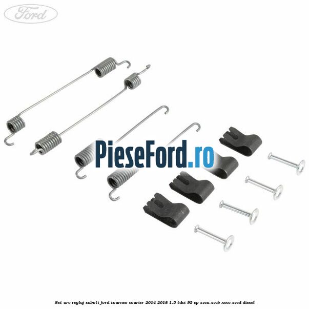 Set arc reglaj saboti Ford Tourneo Courier 2014-2018 1.5 TDCi 95 cp XVCA, XVCB, XVCC, XVCD diesel