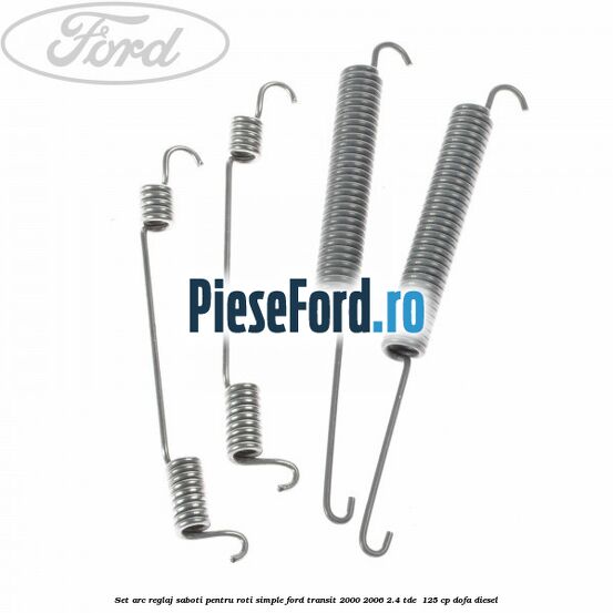 Set arc reglaj saboti, pentru roti simple Ford Transit 2000-2006 2.4 TDE  125 cp